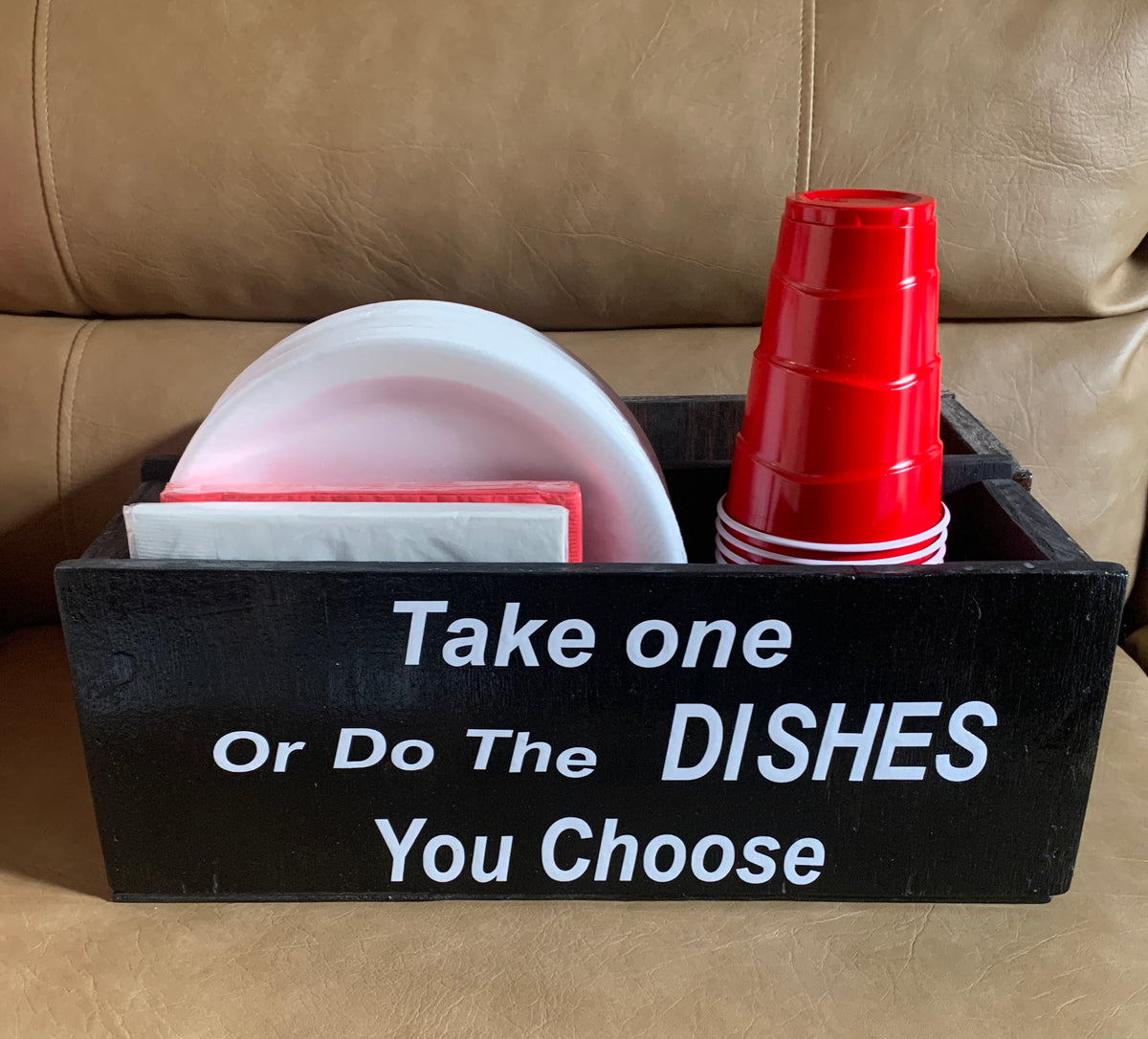 Paper plate and cup holder Backroad Wood Work