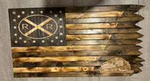 Load image into Gallery viewer, Railroad/train with railroad tie hooks Tethered  Flag