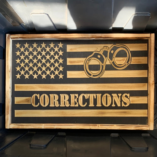 Correction (carved)  Flag
