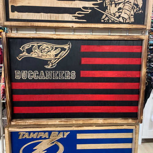 Bucs (carved)  Flag