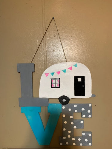 Camper Door Sign