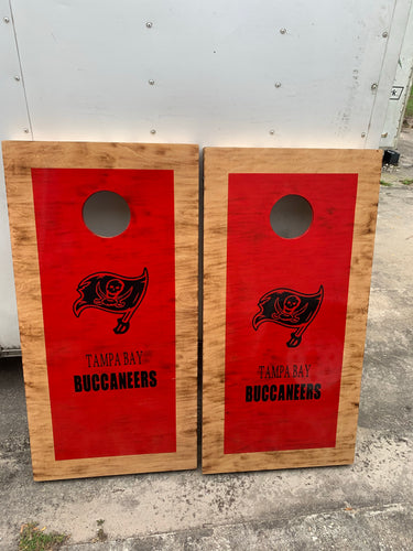 Bucs cornhole boards
