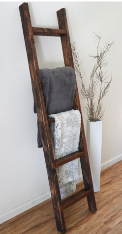 Blanket ladder holder