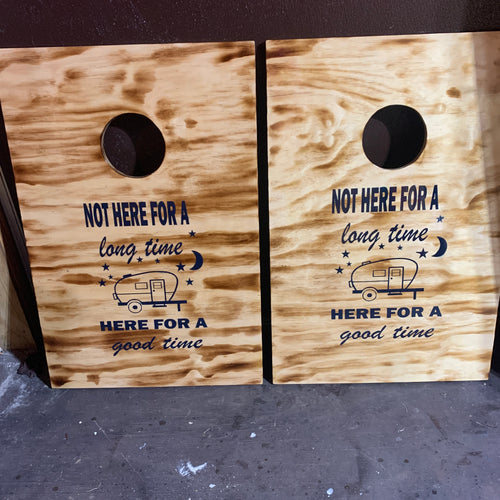 Camper corn hole  boards