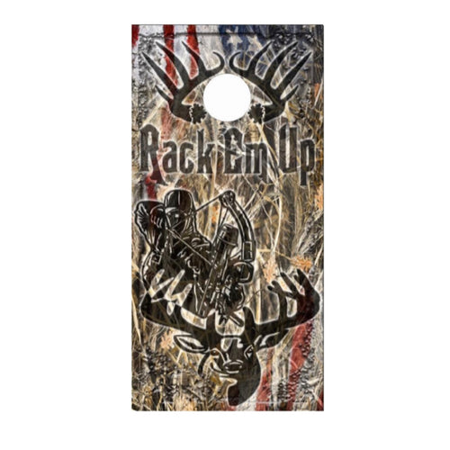 Bow deer hunting  corn hole boards