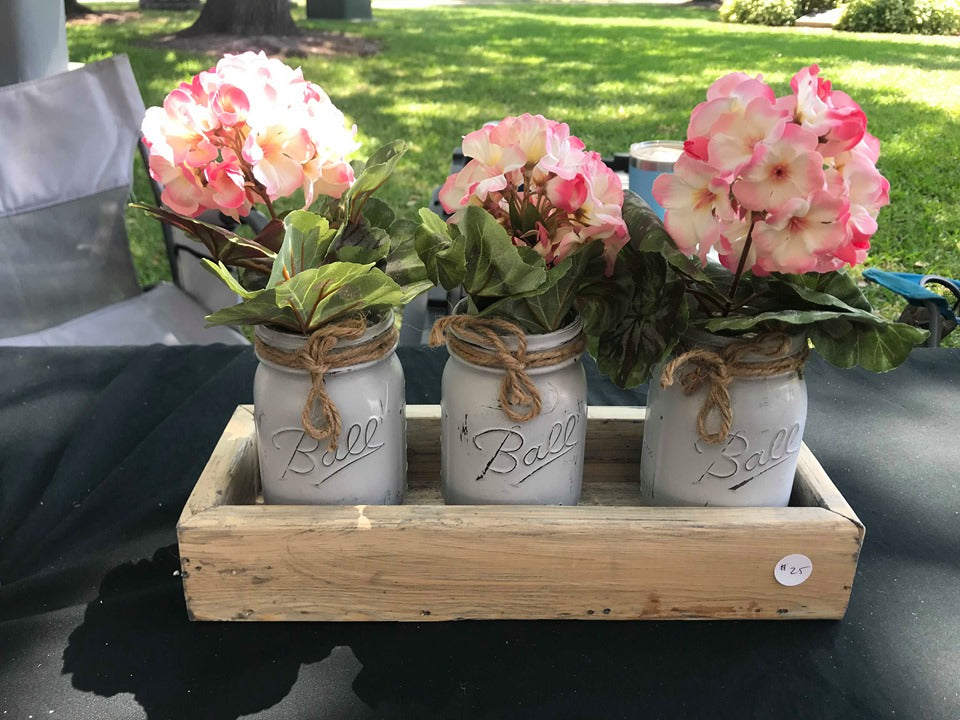 pink hydrangeas