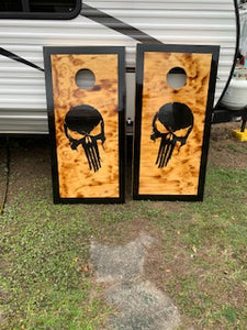 Punisher cornhole  boards