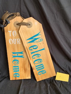 Welcome to our home Door Sign